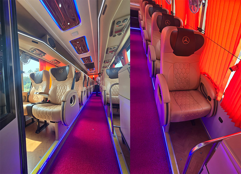 Premium Luxury Bus Hire in Surat